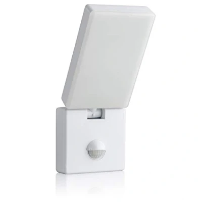 Abbildung von SEBSON LED Aussenleuchte mit Bewegungsmelder, Wandleuchte weiß 15W 900lm kaltweiß 5800K schwenkbar IP65, Außenwandleuchte Sensor 9m / 140