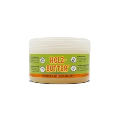 Abbildung von Renuwell Holz Butter, 250 ml Intensiv Pflege für alle Holzarten, Möbelpflege 100% natürliche Inhaltsstoffe, hochwertiger Holzbalsam