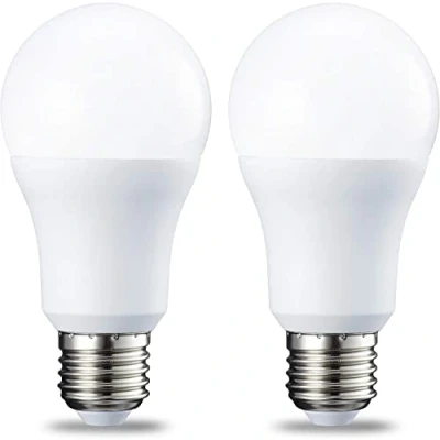 Abbildung von Amazon Basics LED Leuchtmittel, Edison Schraubgewinde E27, 10 W (entspricht 75 Glühbirne), Kaltweiß, nicht dimmbar, 2er Pack