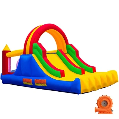 Abbildung von Ballsea Hüpfburg mit Gebläse, Geeignet für 3 bis 10 Jahre Kinder Indoor, Kindergeburtstag (488 x 223 220 cm)
