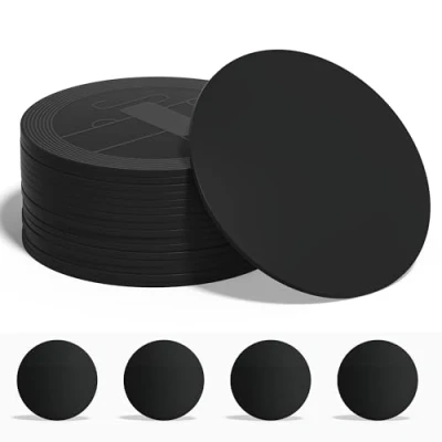 Abbildung von 30pcs NFC Tags NTAG215 Cards Round Tag Schwarz 504 Byte 215 Wiederbeschreibbar Card Black für iphone Works Perfectly with Tagmo andNintendo Amiibos