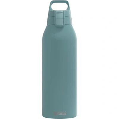 Abbildung von SIGG Edelstahl Trinkflasche Shield ONE Morning Blue Für Kohlensäurehaltige Getränke Geeignet Auslaufsicher Federleicht BPA frei Outdoor &amp; Fitness 1.5 L