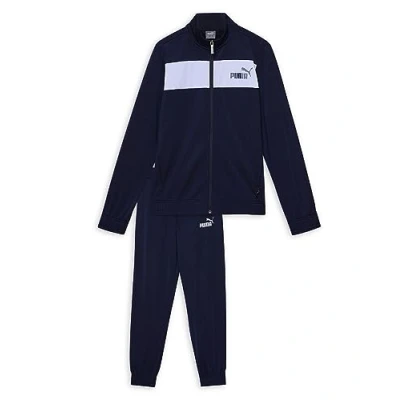 Abbildung von PUMA Boy&#039;s Poly Suit Cl B Track Suit,Blau (Peacoat), 128
