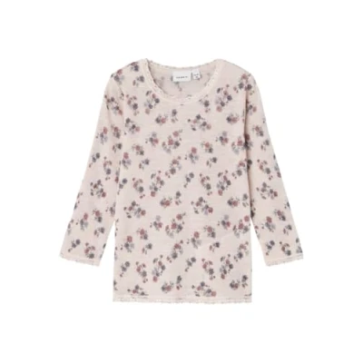 Abbildung von Name it Nmfwang Needle Langarmshirt für Kinder, Größe: 92, Lilac ash
