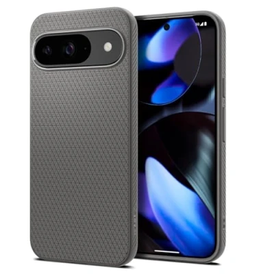 Abbildung von Spigen Liquid Air Hülle für Google Pixel 9 Pro und [Made for Google] Marble Gray