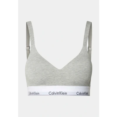 Abbildung von Calvin Klein Underwear Modern Bralette Pushup BH, Damen, Größe: XS, Grey heather