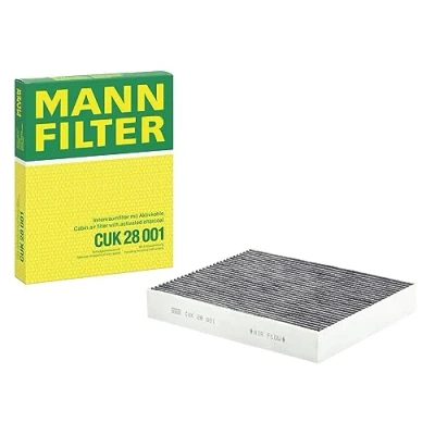 Abbildung von MANN FILTER CUK 28 001 Innenraumfilter Pollenfilter mit Aktivkohle Für PKW