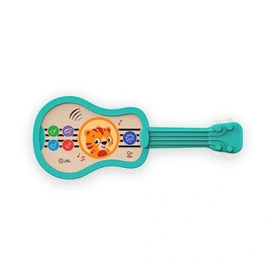 Abbildung von Baby Einstein 12609 Hape Sing &amp; Strum Magic Touch Ukulele, Musikspielzeug aus Holz, mit 6 Melodien und 2 Tierstimmen, mehrfarbig