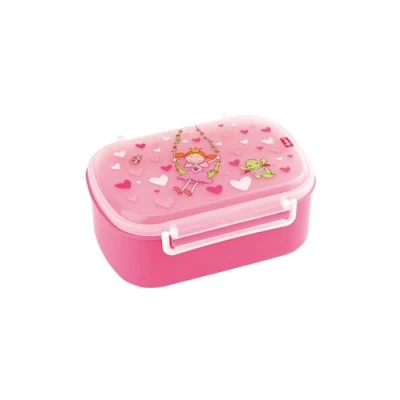 Abbildung von SIGIKID 24472 Brotzeitbox Pinky Queeny Lunchbox BPA frei Mädchen empfohlen ab 2 Jahren rosa, 11 x 7 17