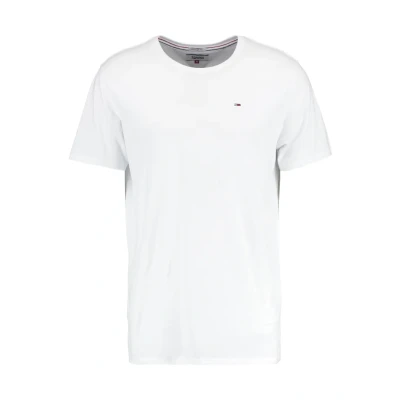 Abbildung von Tommy Jeans TEE Tshirt basic, Herren, Größe: 52, Classic white