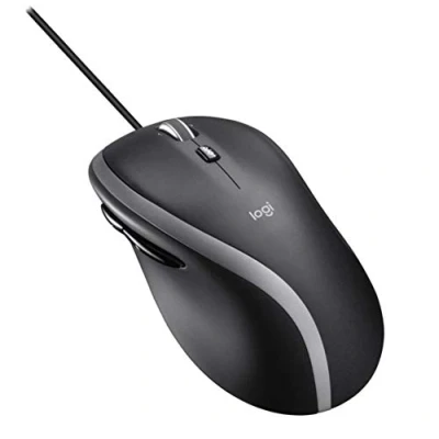 Abbildung von Logitech M500s Kabelgebundene Maus mit fortschrittlicher hyperschneller Scroll und Kippfunktion, anpassbaren Tasten, hochpräziser Abtastung DPI Schalter, USB Plug&amp;Play, Schwarz
