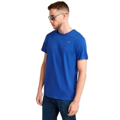 Abbildung von G Star Bases R T S\S Tshirt basic, Herren, Größe: Large, Radar blue