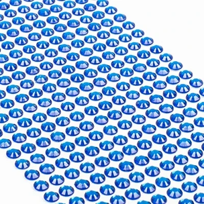 Abbildung von Movoja Dunkelblaue Strasssteine runde Glitzersteine 504 Stück 6 mm selbstklebend zum Verzieren und Basteln Schmucksteine aufkleben Steinchen Dekosteine Bastelsteine Dunkelblau Blau