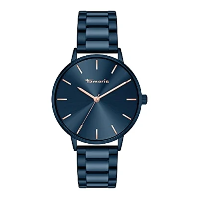 Abbildung von Tamaris Damen Analog Quarz Uhr mit Leder Armband TT 0004 LQ