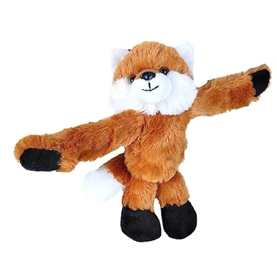 Abbildung von Wild Republic 21427 Huggers Schnapparmband Kuscheltier, Plüschtier, Fuchs 20 cm