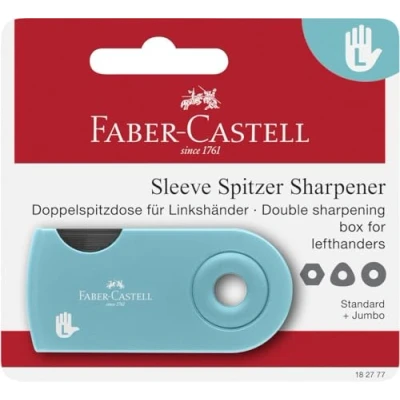 Abbildung von Faber Castell 182777 Doppelspitzer, Türkis, für Linkshänder