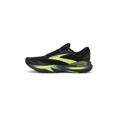 Abbildung von Brooks Adrenaline GTS 24 Weatherized Laufschuh Straße, Herren, Größe: 44, Black ebony new yellow Schuhe