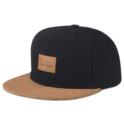 Abbildung von Johnny Urban Cap Herren &amp; Damen Schwarz Braun Dean Basecap Kappe für Männer Frauen Stylische Snapback Caps Größenverstellbar