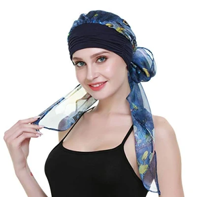 Abbildung von FocusCare Krebs headcovers für Chemo Patienten Hut, schal Gap Frauen