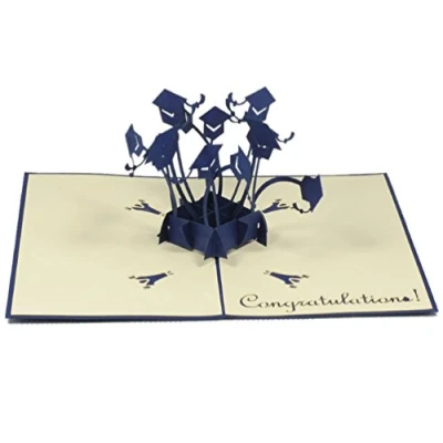 Abbildung von Favour Pop Up® 3D Glückwunschkarte zur bestandenen Prüfung. Ein filigranes Kunstwerk, perfekt für Gutschein oder Geldgeschenk. TC002 …