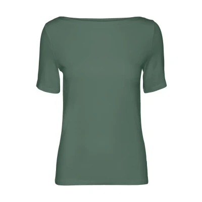 Abbildung von Vero Moda Vmpanda Tshirt basic, Damen, Größe: Medium, Laurel wreath