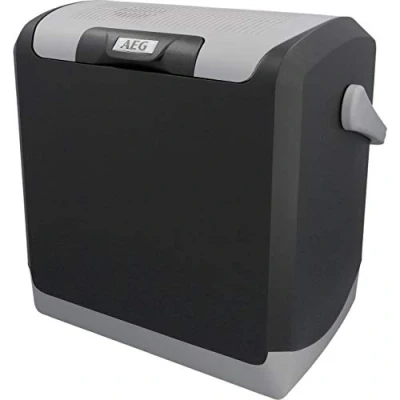 Abbildung von AEG Automotive Thermoelektrische Kühlbox KK 20 Liter, 12/230 Volt für Auto und Steckdose, Grau