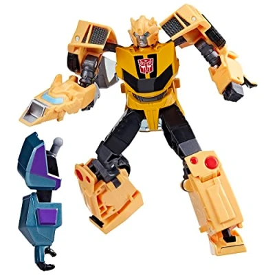 Abbildung von Transformers Spielzeug EarthSpark Deluxe Klasse Bumblebee, 12,5 cm große Action Figur, Roboterspielzeug für Kinder ab 6
