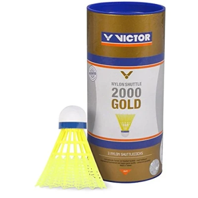 Abbildung von VICTOR Nylon Shuttle 2000 Gold 3er Gelb Blau