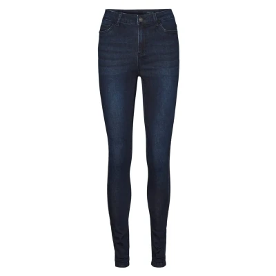 Abbildung von Noisy May Nmcallie Jeans Skinny Fit, Damen, Größe: 25x30, Dark blue denim