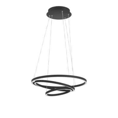 Abbildung von EGLO connect.z Smart Home LED Pendelleuchte Lobinero Z, dimmbare Ring Hängelampe, ZigBee, App und Sprachsteuerung Alexa, Lichtfarbe einstellbar (warmweiß kaltweiß), Metall in Schwarz