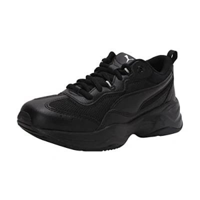 Abbildung von Puma Cilia Sneaker low, Damen, Größe: 40.5, Black Lederimitat/textil
