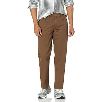 Abbildung von Amazon Essentials Herren 5 Pocket Stretch Twillhose, Gerade Geschnitten, Braun, 34W / 32L