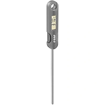 Abbildung von reer Digitales Flaschenthermometer FoodTemp misst zuverlässig die Temperatur von Fläschchen, grau, 1 Stück (1er Pack)