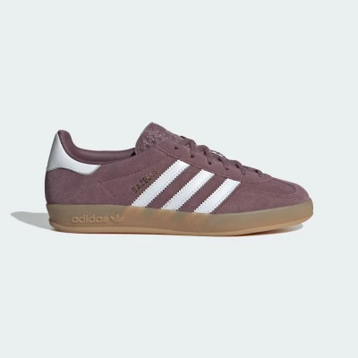 Abbildung von adidas Gazelle Indoor Sneaker Damen Shadow Fig/Footwear White
