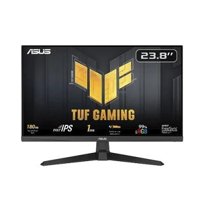 Abbildung von ASUS TUF Gaming VG249Q3A 24 Zoll Full HD Monitor 180 Hz, 1ms GtG, FreeSync Premium, Adaptive Sync, ELMB, GameFast Input Fast IPS Panel, 16:9, 1920x1080, DisplayPort, HDMI, Speaker