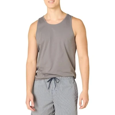 Abbildung von Amazon Essentials Herren Tanktop, Schmale Passform, Grau, M
