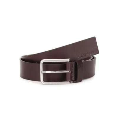 Abbildung von Calvin Klein Warmth Oiled Grain Gürtel, Herren, Größe: 90, Dark brown