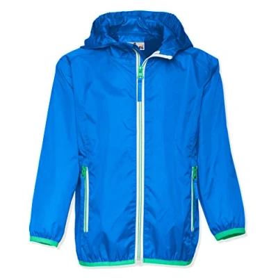 Abbildung von Playshoes Faltbar Regenjacke / wasserabweisende Jacke für Kinder, Größe: 116, Blau