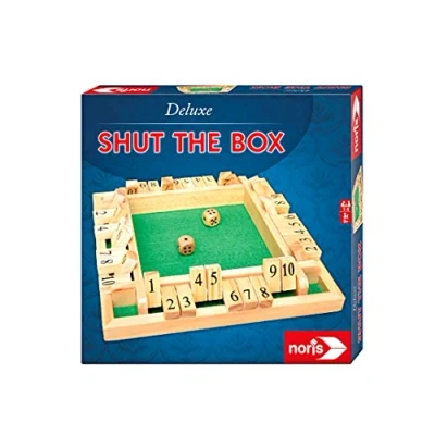 Abbildung von Noris 606108013 Deluxe Shut The Box Das Beliebte Würfelspiel Aus Holz Für 1 Bis 4 Spieler Ab 8 Jahren