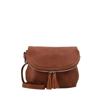 Abbildung von TOM TAILOR Lari Damen Umhängetasche Crossbody Bag Mittelgroß Cognac Braun