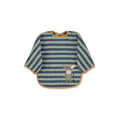 Abbildung von Sterntaler Unisex Baby Ärmellätzchen Emmilius, blau grün, 1 Stück (1er Pack)