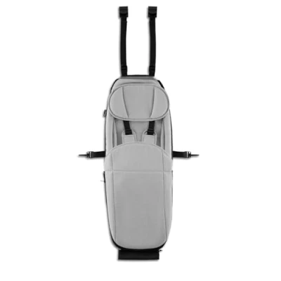 Abbildung von hauck Babysitz für Dryk Duo, Duo Plus &amp; Bike N Walk Fahrradanhänger Baby Lounger 2, ab 1 Monat im Buggy Modus 6 Monaten Fahrrad Modus, mit 5 Punkt Gurt, Beindecke, Kopfpolster (Grey)