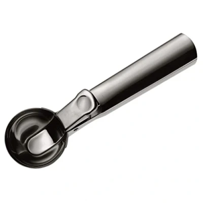 Abbildung von WMF Gourmet Eisportionierer 18 cm, Eislöffel mit Auswerfer, Cromargan Edelstahl poliert, Portionierer für Eiskugeln, Reis, Melonenkugeln, Keksteig