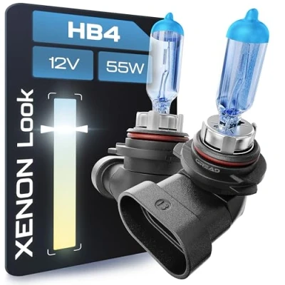 Abbildung von Gread 2x HB4 Halogen Leuchte in Xenonoptik white 8500k 55W eintragungsfrei
