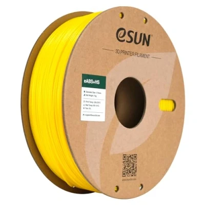 Abbildung von eSUN ABS+ Filament 1.75mm, ABS+HS Hochgeschwindigkeits 3D Drucker Schnelligkeit ABS Plus, Maßgenauigkeit +/ 0.03mm, 1KG Spule (2.2 LBS) für High Speed Drucker,Gelb