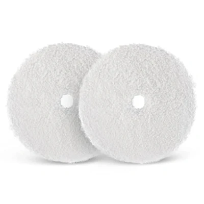 Abbildung von SPTA Polierpad aus Mikrofaser, 2tlg 125mm Schwämme Wolle Polierset Mikrofaser Set Applicator Pad, Auftragschwamm Polierschwamm für Poliermaschine Schleifmaschine RPFS5X2