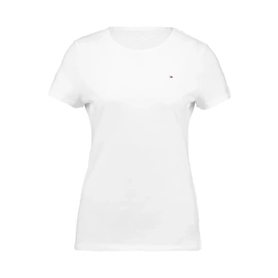 Abbildung von Tommy Hilfiger Heritage CREW NECK TEE Tshirt basic, Damen, Größe: XS, Classic white