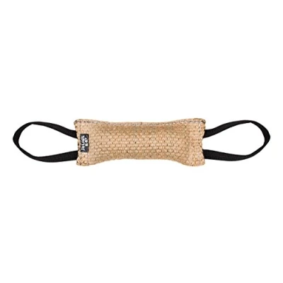 Abbildung von Julius K9, 18125, Beisswurst, Jute, 25 cm x 7cm, zwei Handschlaufen