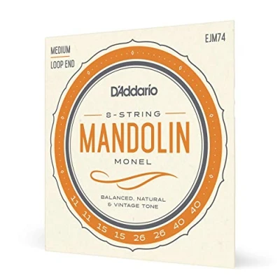 Abbildung von D&#039;Addario EJM74 Monel Saiten für Mandoline, mittlere Spannung, 11 40