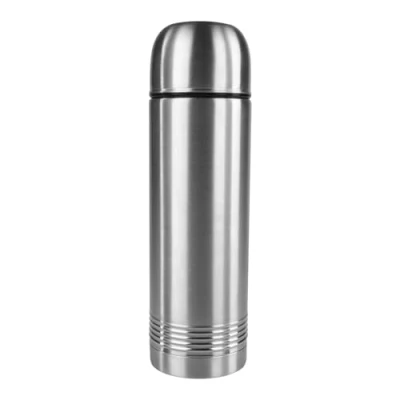 Abbildung von Emsa 618101600 Senator Isolierflasche, Thermosflasche, mobiler Kaffeebecher, 1000ml, Thermobecher, Isolierbecher, Safe Loc Verschluss, edelstahl